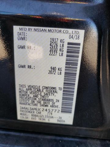 Photo 10 from auction – 2018 NISSAN ALTIMA 2.5 with VIN 1N4AL3AP6JC245772
