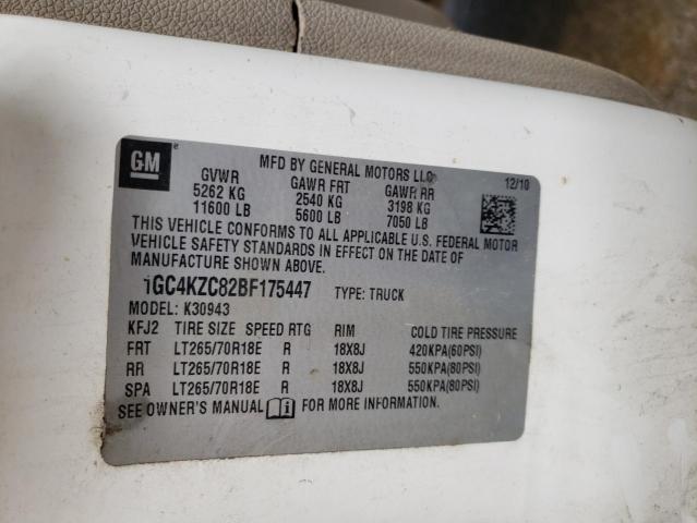 Photo 10 from auction – 2011 CHEVROLET 3500 HD with VIN 1GC4KZC82BF175447