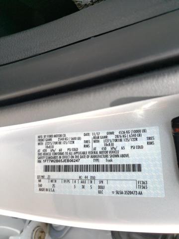 Photo 10 from auction – 2018 FORD F250 SUPER with VIN 1FT7W2B65JEB06247