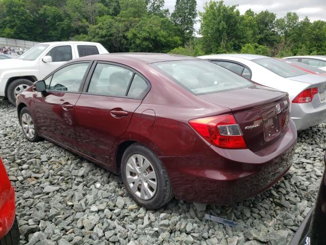 Photo 3 from auction – 2012 HONDA CIVIC LX with VIN 2HGFB2F53CH589081
