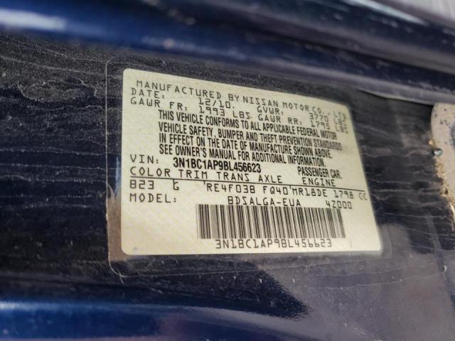 Photo 10 from auction – 2011 NISSAN VERSA S with VIN 3N1BC1AP9BL456623