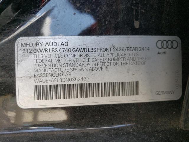 Photo 10 from auction – 2013 AUDI A4 PREMIUM with VIN WAUEFAFL8DN035242