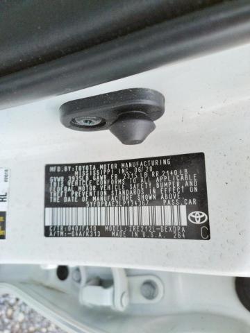 Photo 10 from auction – 2020 TOYOTA COROLLA L with VIN 5YFDPRAE2LP134367