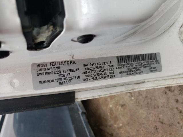 Photo 10 from auction – 2019 RAM PROMASTER with VIN ZFBHRFBB9K6M30039