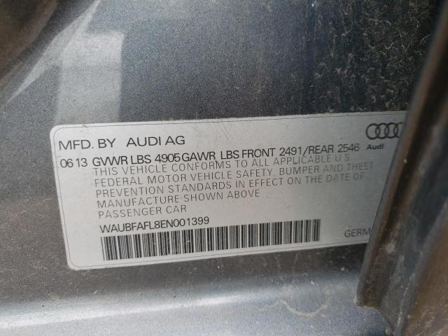 Photo 10 from auction – 2014 AUDI A4 PREMIUM with VIN WAUBFAFL8EN001399