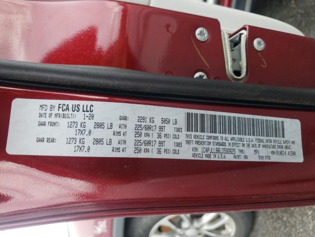 Photo 10 from auction – 2020 JEEP CHEROKEE L with VIN 1C4PJLLB6LD592625