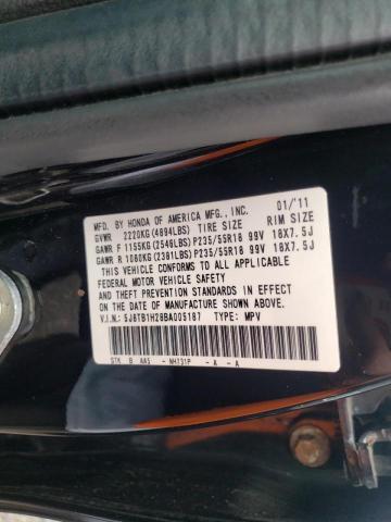 Photo 10 from auction – 2011 ACURA RDX with VIN 5J8TB1H28BA005187