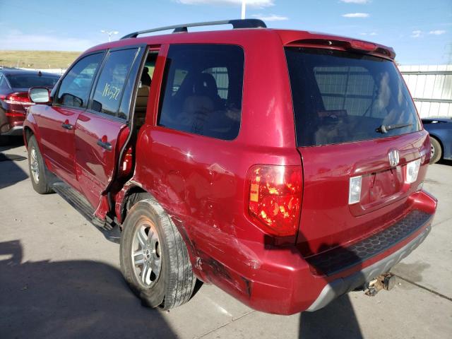 Photo 3 from auction – 2004 HONDA PILOT with VIN 2HKYF18534H583518
