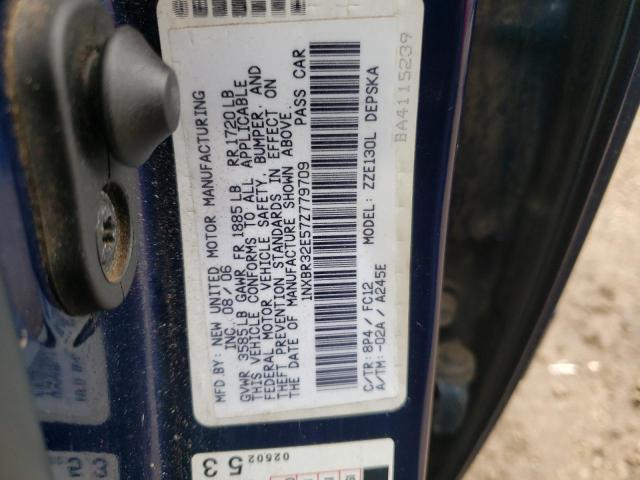 Photo 10 from auction – 2007 TOYOTA COROLLA CE with VIN 1NXBR32E57Z779709