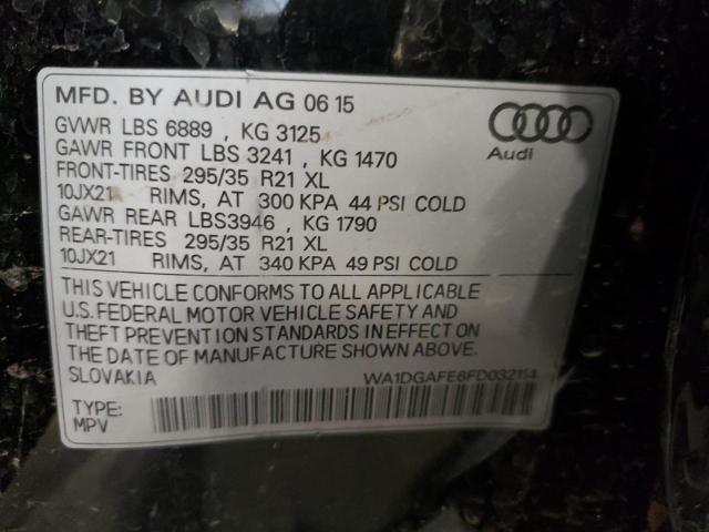 Photo 10 from auction – 2015 AUDI Q7 PRESTIG with VIN WA1DGAFE6FD032114