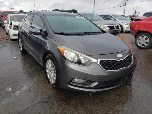 KIA FORTE EX 2014 with VIN KNAFX4A88E5077904 - Photo from auction