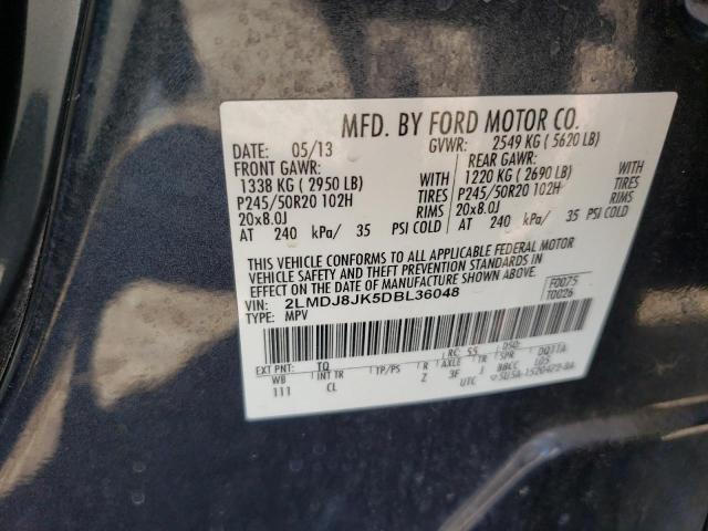 Photo 10 from auction – 2013 LINCOLN MKX with VIN 2LMDJ8JK5DBL36048