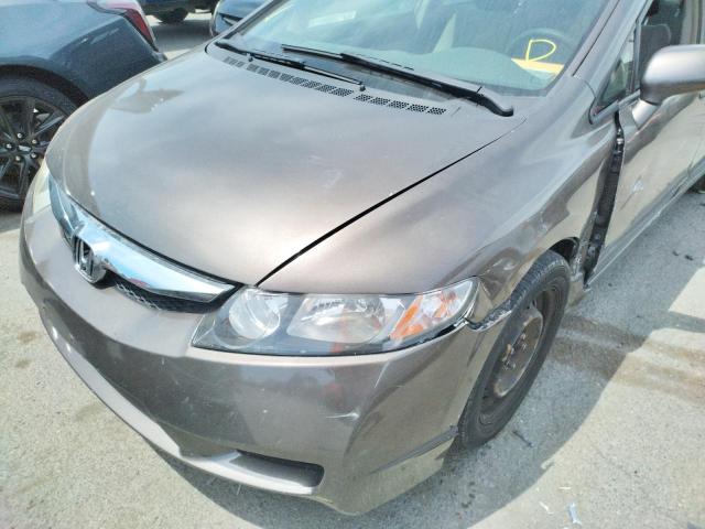 Photo 9 from auction – 2010 HONDA CIVIC LX with VIN 19XFA1F59AE050145
