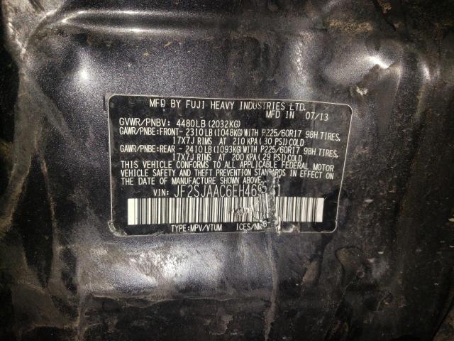 Photo 10 from auction – 2014 SUBARU FORESTER 2 with VIN JF2SJAAC6EH469561