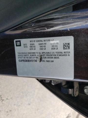Фото 10 с аукциона – 2014 BUICK VERANO CON с VIN 1G4PR5SK9E4151740