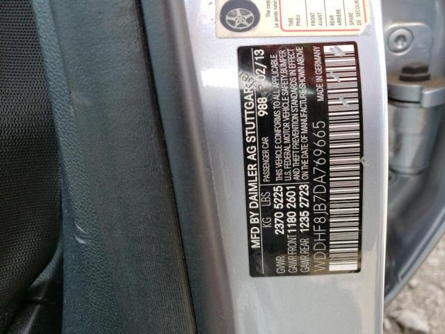 Photo 10 from auction – 2013 MERCEDES-BENZ E 350 4MAT with VIN WDDHF8JB7DA769665