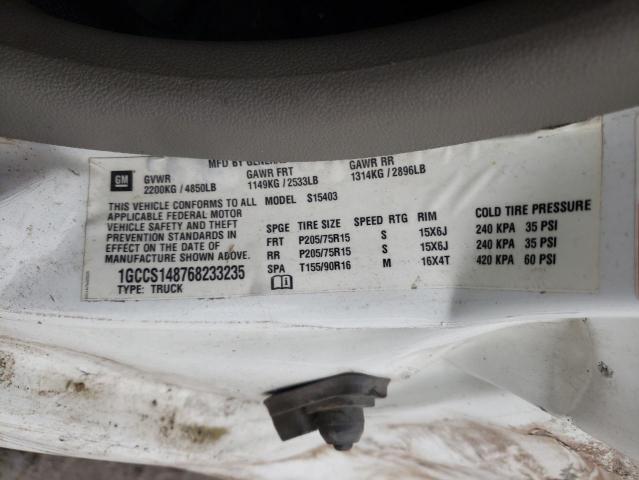 Photo 10 from auction – 2006 CHEVROLET COLORADO with VIN 1GCCS148768233235
