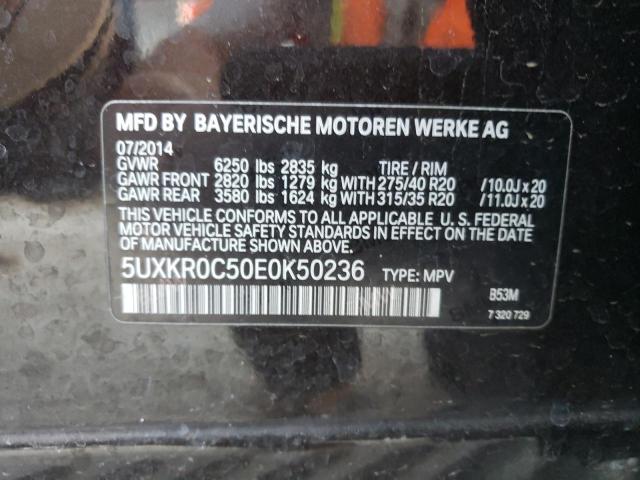 Photo 10 from auction – 2014 BMW X5 XDRIVE3 with VIN 5UXKR0C50E0K50236