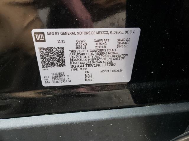 Photo 10 from auction – 2022 GMC TERRAIN SL with VIN 3GKALTEV1NL117280