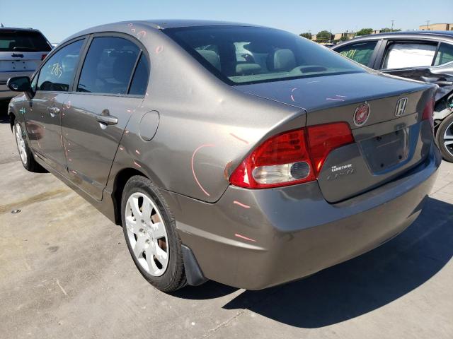 Photo 3 from auction – 2008 HONDA CIVIC LX with VIN 1HGFA16508L034077