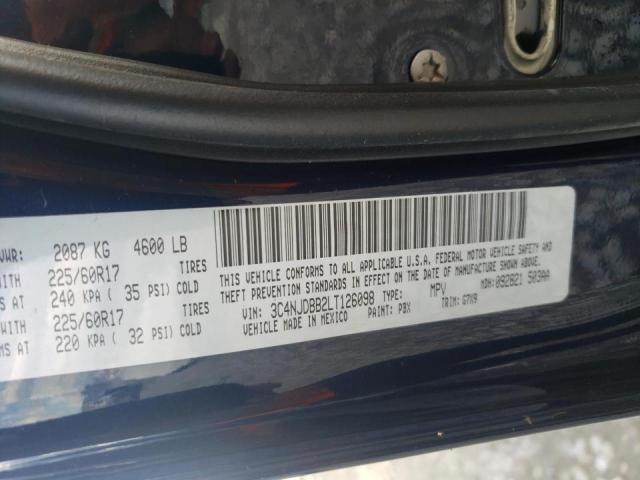 Photo 10 from auction – 2020 JEEP COMPASS LA with VIN 3C4NJDBB2LT126098