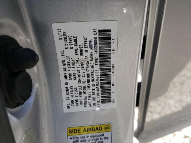 Photo 10 from auction – 2012 ACURA TL with VIN 19UUA8F26CA021778
