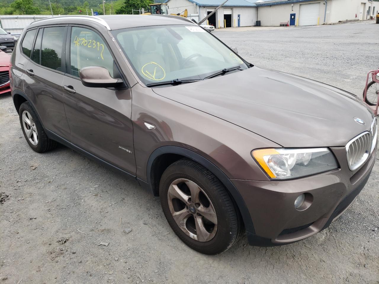 BMW X3 XDRIVE2 2011 with VIN 5UXWX5C53BL709385 - Photo from auction