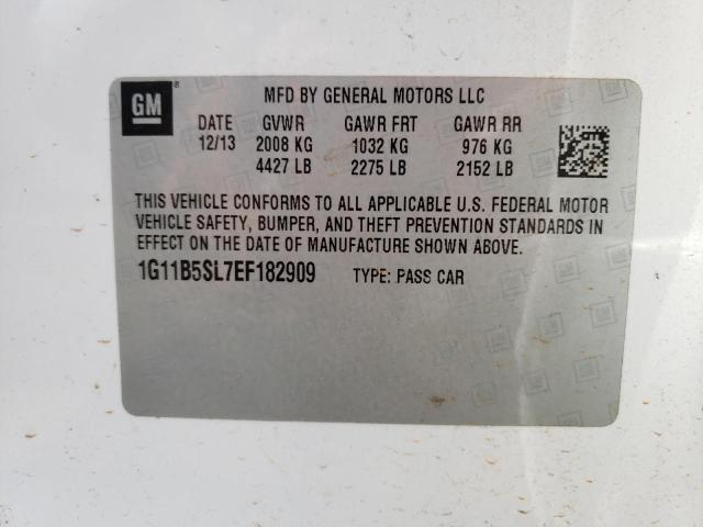Photo 10 from auction – 2014 CHEVROLET MALIBU LS with VIN 1G11B5SL7EF182909