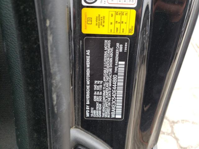 Photo 10 from auction – 2013 BMW 328 I with VIN WBAKE3C54DE444880