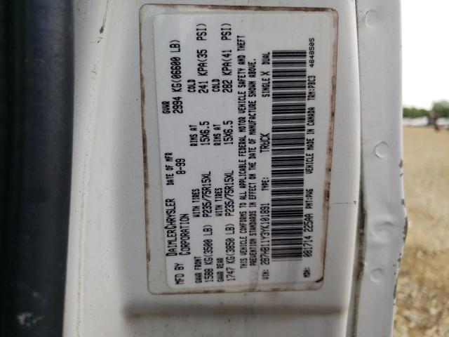 Photo 10 from auction – 2000 DODGE RAM VAN B1 with VIN 2B7HB11Y3YK101891