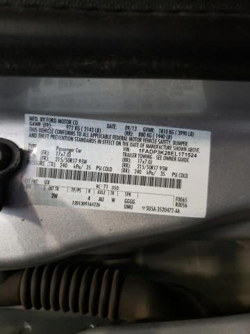 Photo 10 from auction – 2014 FORD FOCUS SE with VIN 1FADP3K28EL171524