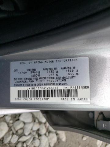 Photo 10 from auction – 2010 MAZDA MAZDA3 with VIN JM1BL1SF0A1248266