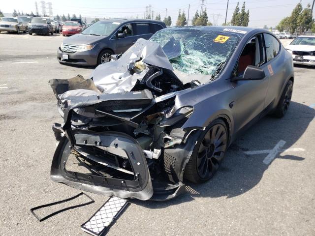 Photo 2 from auction – 2021 TESLA MODEL Y with VIN 5YJYGDEF8MF259300