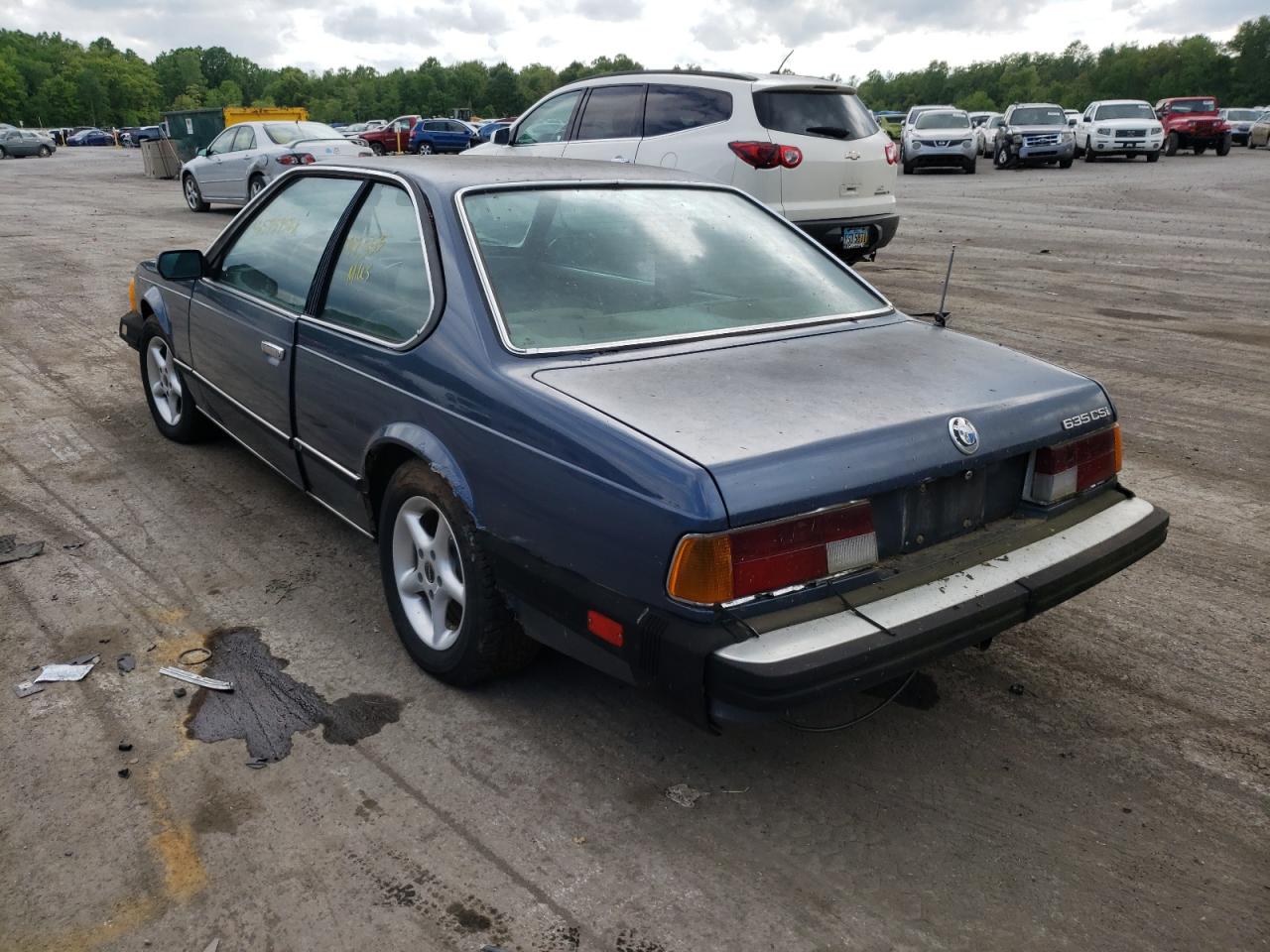 Photo 16 from auction – 1985 BMW 635 CSI with VIN WBAEC7400F0606386