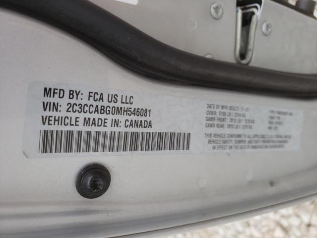 Photo 10 from auction – 2021 CHRYSLER 300 S with VIN 2C3CCABG0MH546081