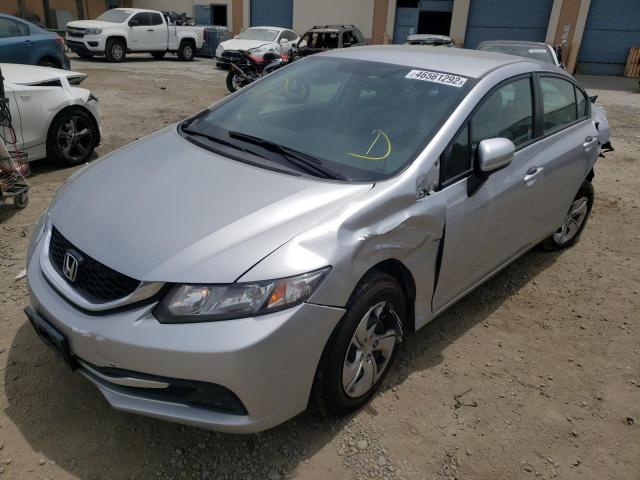 Photo 2 from auction – 2014 HONDA CIVIC LX with VIN 19XFB2F55EE223913