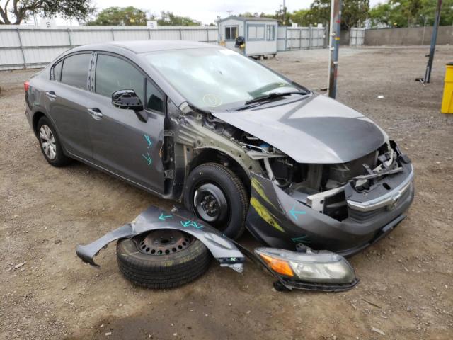 HONDA CIVIC LX 2012 with VIN 19XFB2F53CE337115 - Photo from auction
