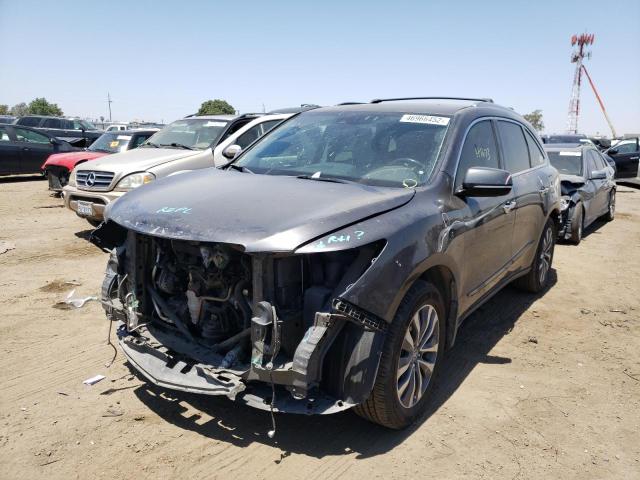 Photo 2 from auction – 2014 ACURA MDX TECHNO with VIN 5FRYD3H45EB014483