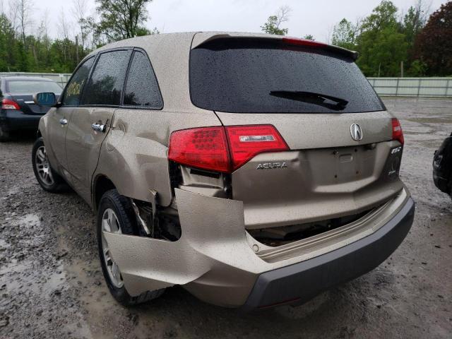 Photo 3 from auction – 2008 ACURA MDX TECH P with VIN 2HNYD283X8H500329