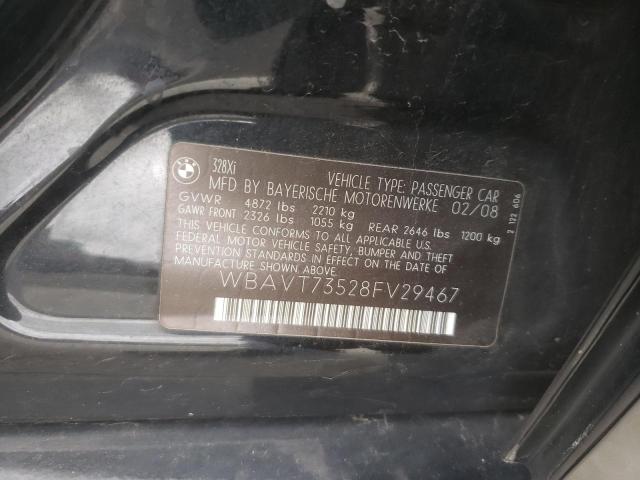 Photo 10 from auction – 2008 BMW 328 XIT with VIN WBAVT73528FV29467