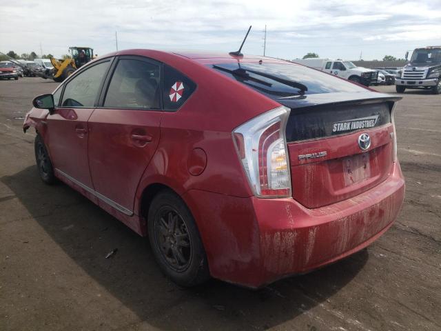 Photo 3 from auction – 2012 TOYOTA PRIUS with VIN JTDKN3DU2C1586868