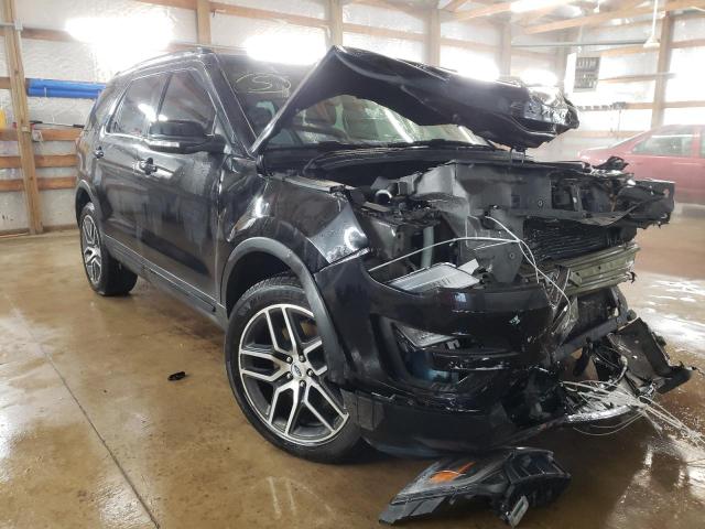 FORD EXPLORER S 2017 with VIN 1FM5K8GT6HGC15556 - Photo from auction