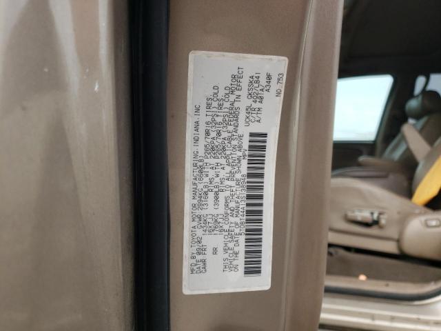 TOYOTA SEQUOIA SR 2003 con VIN 5TDBT44A13S138948 - Foto de la subasta