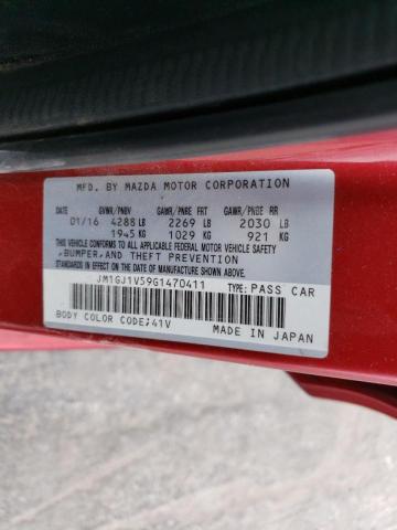 Photo 10 from auction – 2016 MAZDA 6 TOURING with VIN JM1GJ1V59G1470411