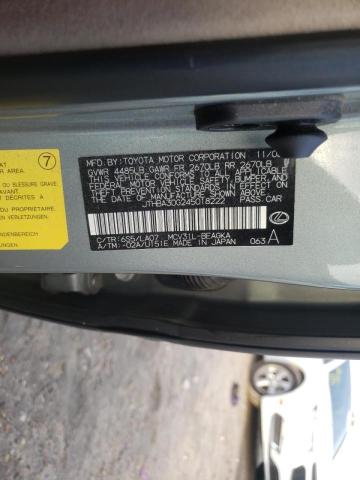 Photo 10 from auction – 2004 LEXUS ES 330 with VIN JTHBA30G245018222
