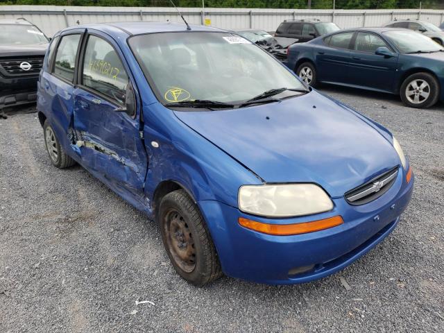 CHEVROLET AVEO BASE 2007 with VIN KL1TD66607B788655 - Photo from auction