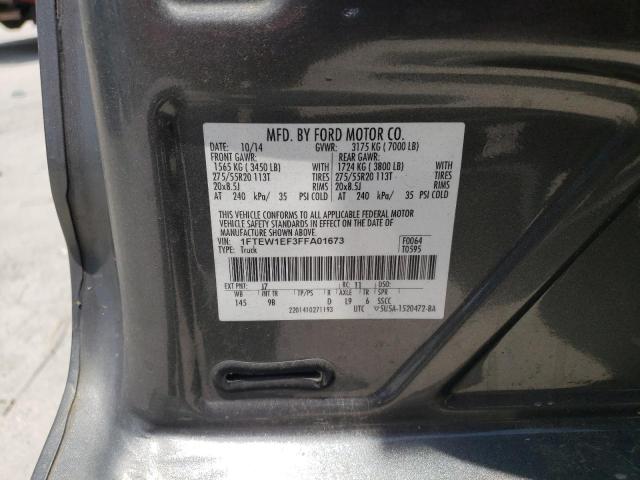 Photo 10 from auction – 2015 FORD F150 SUPER with VIN 1FTEW1EF3FFA01673