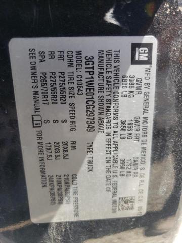 Photo 10 from auction – 2012 GMC SIERRA C15 with VIN 3GTP1WE01CG297349