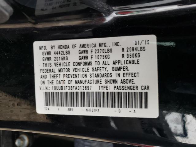 Photo 10 from auction – 2015 ACURA TLX with VIN 19UUB1F38FA013697