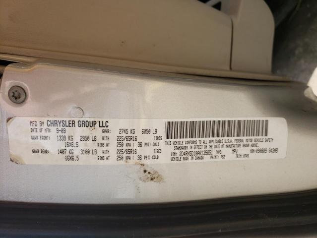 Photo 10 from auction – 2010 DODGE GRAND CARA with VIN 2D4RN5D18AR135651